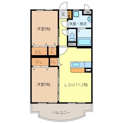 ボナール1号館の物件間取画像